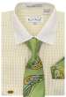 Karl Knox Men's French Cuff Shirt Set - Artistic Jacquard