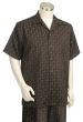 Canto Men's Outlet 2 Piece Short Sleeve Walking Suit - Checker