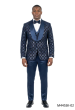 Navy Suit Three Piece Mens Suits Slim Fit Suits