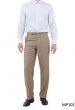 Demantie Men's Flat Front Pants - Modern Fit