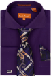 Karl Knox Men's French Cuff Shirt Set - Spread Collar