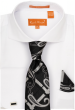 Karl Knox Men's French Cuff Shirt Set - Spread Collar