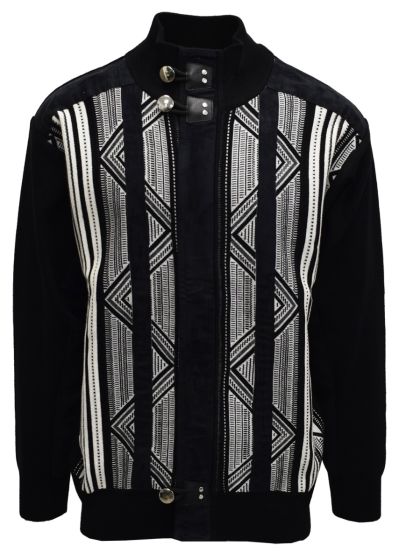 Silversilk Men's Sweater - Multi Stripe