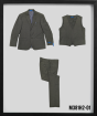 Sean Alexander Men's 3 Piece Hybrid Fit Suit - 2 Button