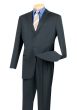 CCO Men's 2 Piece Poplin Outlet Suit - 3 Button Jacket