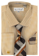 Karl Knox Men's French Cuff Shirt Set - Vibrant Stripes