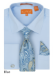 Karl Knox Men's French Cuff Shirt Set - Vibrant Jacquard