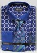 Avanti Uomo Men's Outlet French Cuff Dress Shirt Set - Printed Pattern
