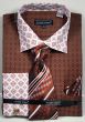 Avanti Uomo Men's Outlet French Cuff Dress Shirt Set - Varied Patterns