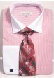 Avanti Uomo Men's French Cuff Shirt Set - Pinstripe
