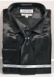 Avanti Uomo Men's Slim Fit Dress Shirt Set - Soft Satin