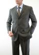 Tazio Men's 2 Piece Executive Suit - Tone on Tone Pinstripe