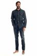 Stacy Adams Men's 2 Piece Long Sleeve Denim Walking Suit - Urban Style