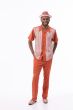 CCO Men's 2 Piece Short Sleeve Walking Suit - Triple Stripes