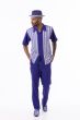 CCO Men's 2 Piece Short Sleeve Walking Suit - Triple Stripes