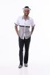 CCO Men's 2 Piece Short Sleeve Walking Suit - Light Houndstooth