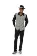 CCO Men's 2 Piece Long Sleeve Walking Suit - Textured Plaid