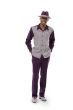 CCO Men's 2 Piece Long Sleeve Walking Suit - Textured Plaid