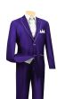 Vinci Men's 5 Piece Fashion Elegance Suit - Free Tie and Hanky