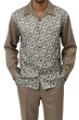 Olive 2 Piece Leisure Suit for Men Men's Casual Suits