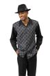 Black/White 2-Tone Men's Walking Suit
