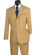 CCO Men's 2 Piece Poplin Outlet Suit - 2 Button Jacket