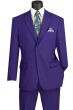 Vinci Men's 2 Piece Poplin Discount Suit - Big and Tall Sizes