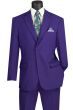Vinci Men's 2 Piece Poplin Discount Suit - 2 Button Jacket