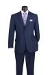 Vinci Men's 2 Piece Poplin Discount Suit - 2 Button Jacket