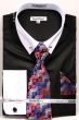 Daniel Ellissa Men's Outlet French Cuff Shirt Set - Collar Bar