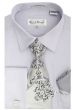 Karl Knox Men's French Cuff Shirt Set - Pinstripe Shirt