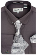 Karl Knox Men's French Cuff Shirt Set - Exotic Stripe Patterns