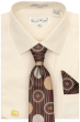 Karl Knox Men's French Cuff Shirt Set - Sleek Designs
