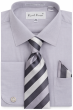 Silver Dress Shirt Mens Button Down Shirts with French Cuffs