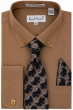 Taupe Mens Dress Shirts Button Up Shirt for Men