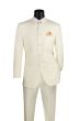 Vinci Men's 2 Piece Nehru Suit - 5 Button Fashion Style