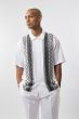 Silversilk Men's 2 Piece Short Sleeve Walking Suit - Knitted Pattern
