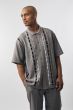 Silversilk Men's 2 Piece Short Sleeve Walking Suit - Triangle Stripe