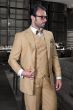 Statement Men's 100% Wool Suit - Unique Double Breasted Vest