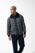 Silversilk Men's Sweater - Two Tone Zigzag