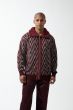 Silversilk Men's Sweater - Two Tone Zigzag