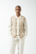 Silversilk Men's 2 Piece Long Sleeve Walking Suit - Abstract Stripe