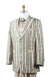 Canto Men's Outlet 3 Piece Fashion Suit - Artistic Stripe