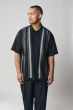 Silversilk Men's 2 Piece Short Sleeve Walking Suit - Zig-Zag Stripe Pattern