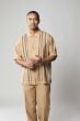 Silversilk Men's 2 Piece Short Sleeve Walking Suit - Zig-Zag Stripe Pattern