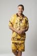 Stacy Adams Men's 2 Piece Short Set Walking Suit - Abstract Pattern