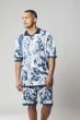 Stacy Adams Men's 2 Piece Short Set Walking Suit - Abstract Pattern