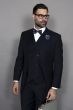 Statement Men's 3 Piece 100% Wool Suit - Elegant Solid