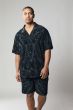 Stacy Adams Men's 2 Piece Short Set Walking Suit - Abstract Paisley Design