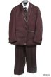 Tazio Boy's 5 Piece Suit with Shirt & Tie - Stylish Accents
